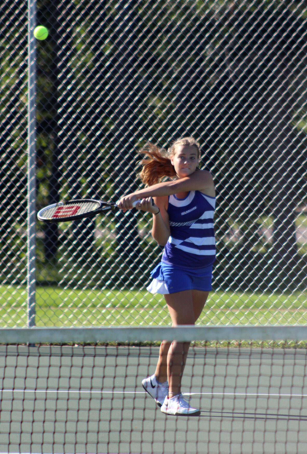 Rice Lake girls tennis at Barron 8-29-20